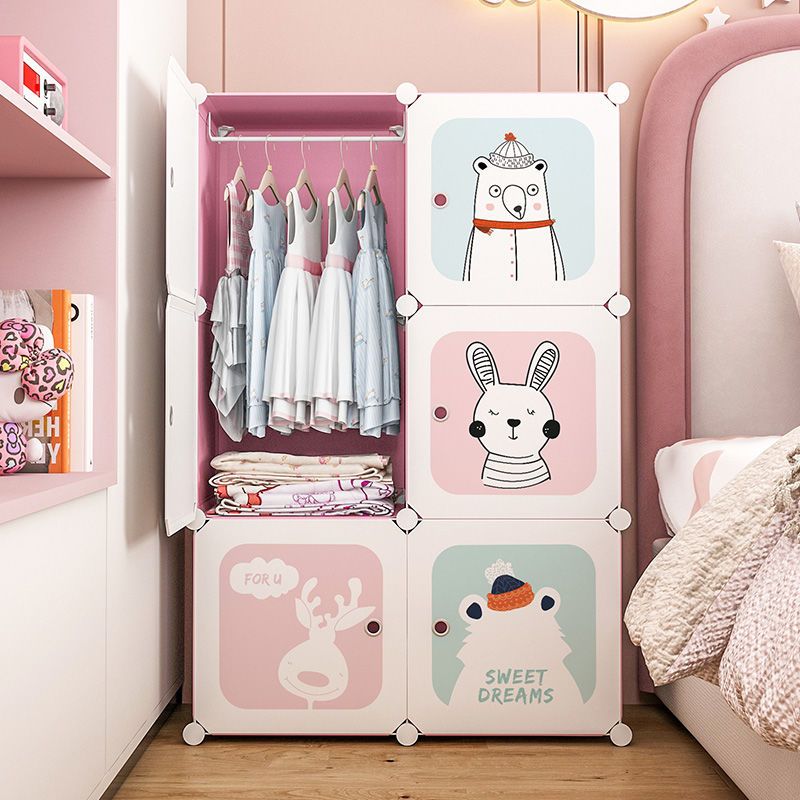 Baby Clothing Cupboard - Szafa dziecięca Ubrania Składane szafki Prostota