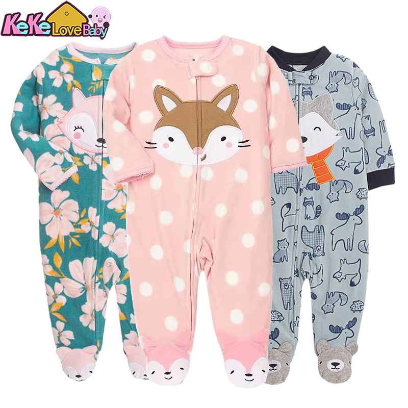 Baby Clothing Zip - Noworodek chłopiec śpioszki dziewczęce ubrania zimowa