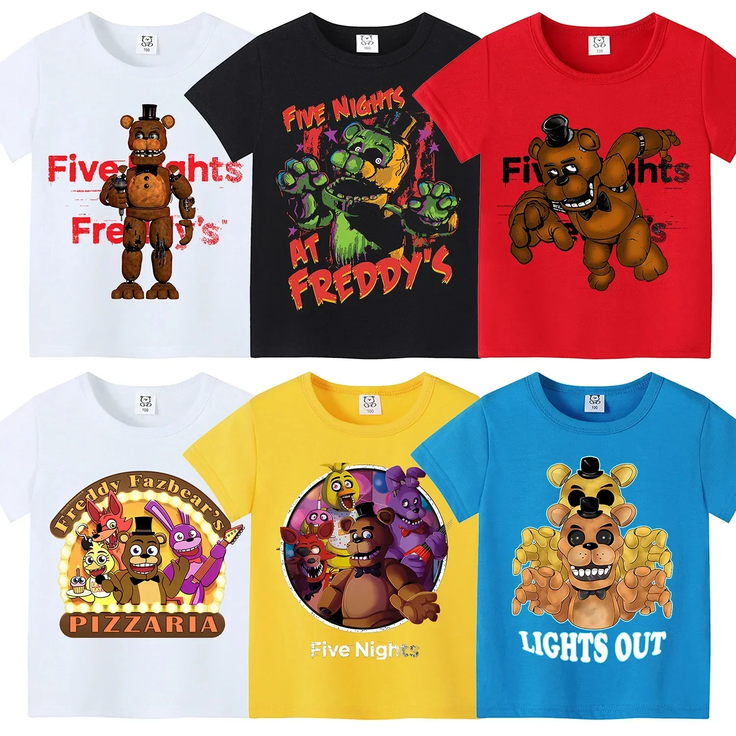 Baby Clothing Boy - Koszulka z krótkim rękawem Five Nights