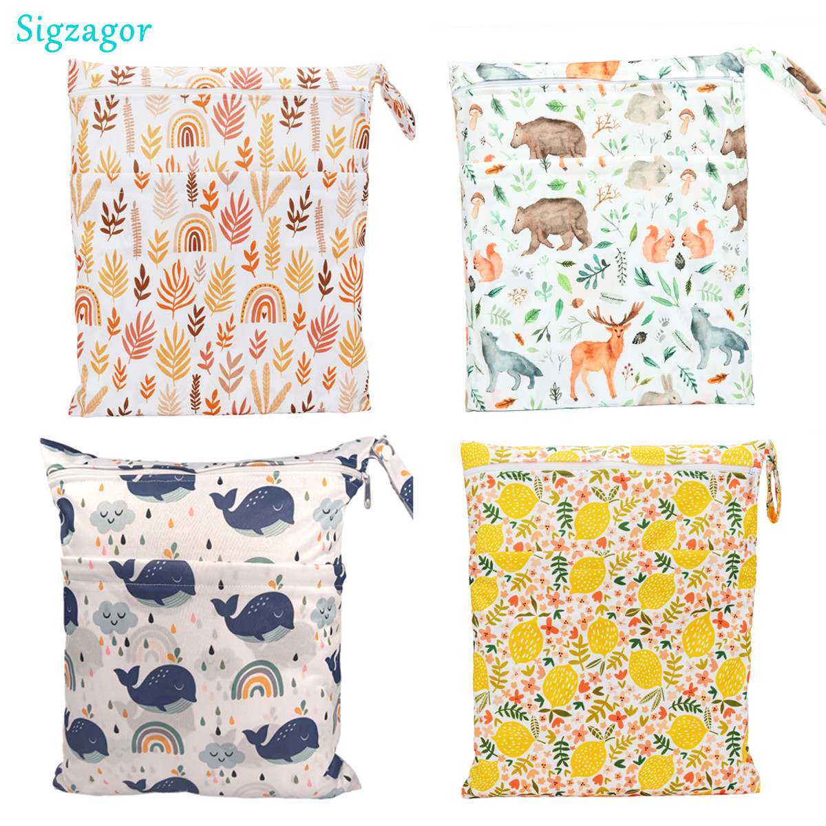 Baby Clothing Cupboard - [Sigzagor] Wodoodporna torba na mokre i