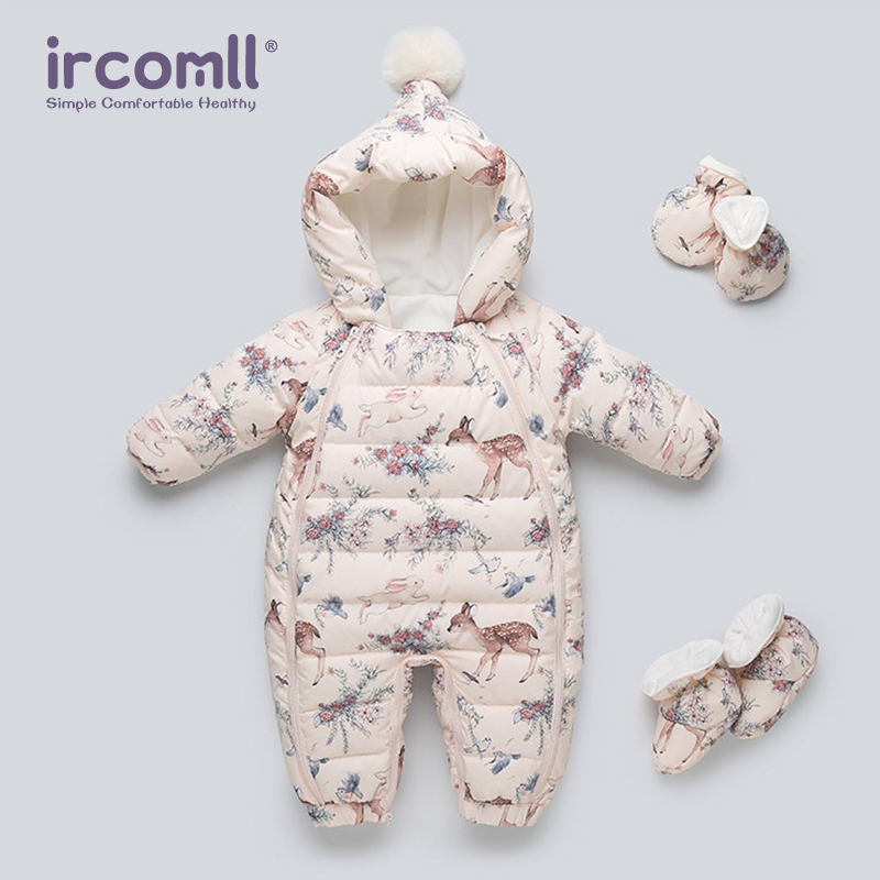 Baby Clothing Zip - Ciepłe kombinezony Ircomll z białego puchu