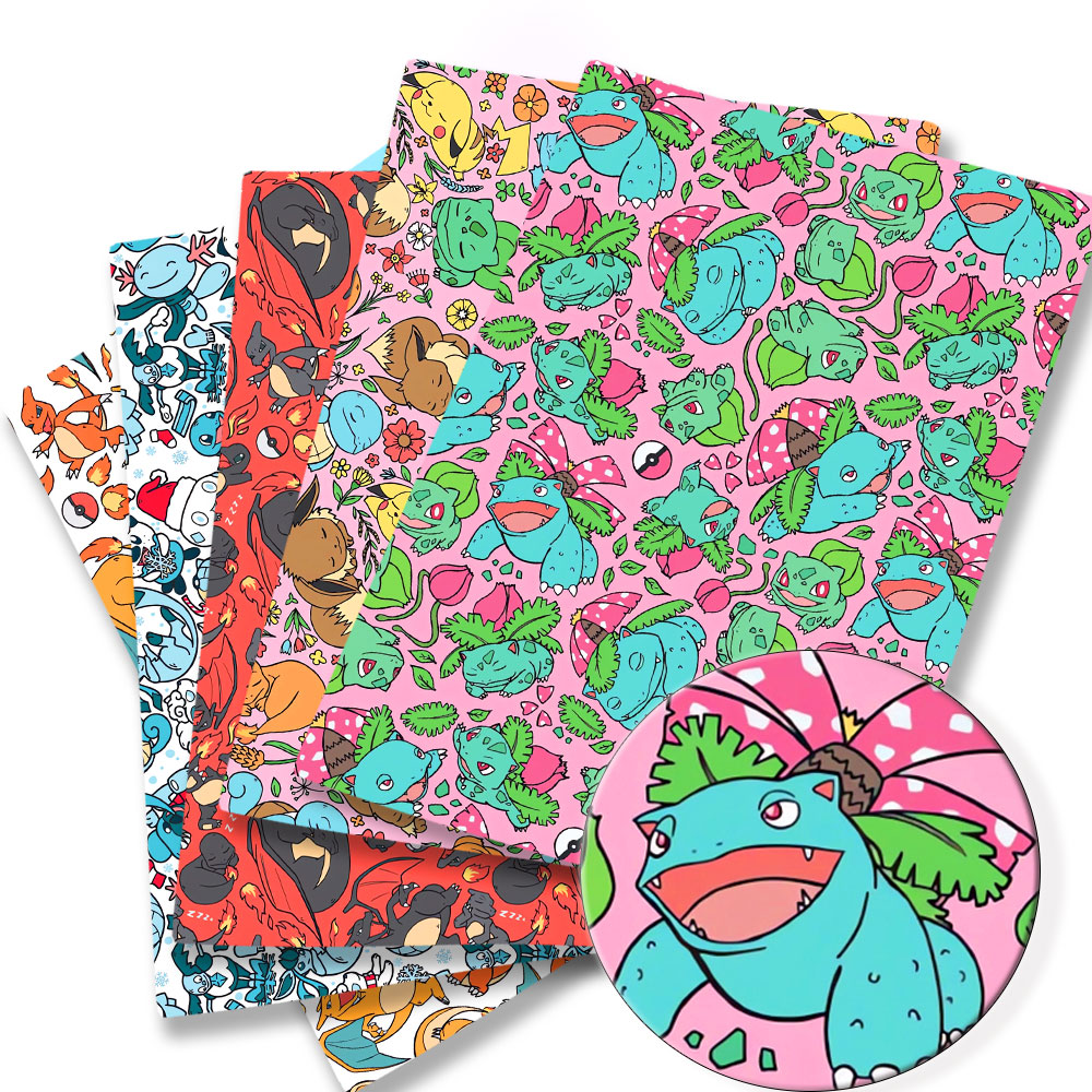 Baby Clothing Japan - Pokemon Cartoon Tkanina140 * 50cm Ręcznie