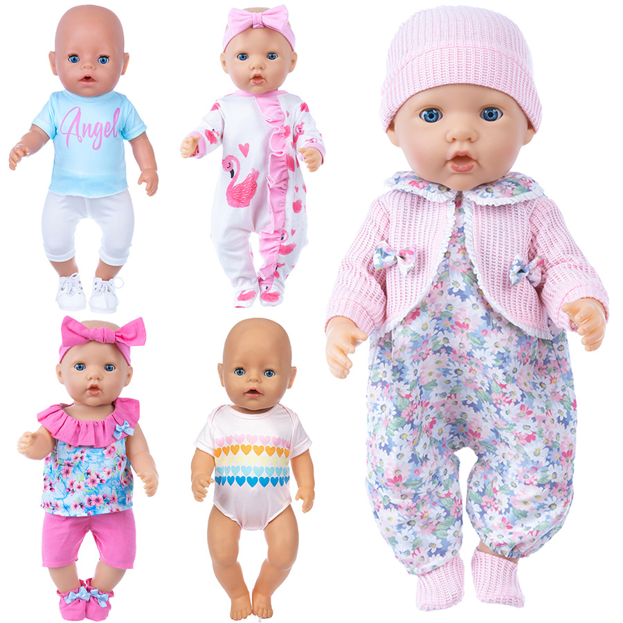 Baby Clothing Usa - Ubranka dla lalek 18-calowych Reborn, uroczy
