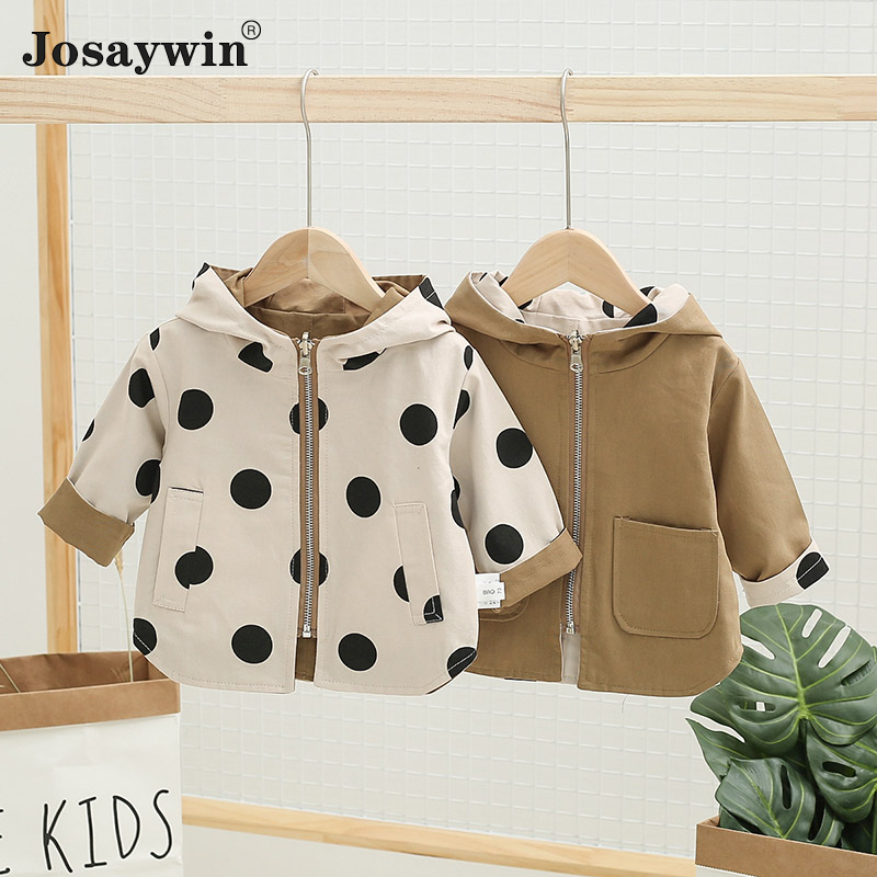 Baby Clothing Zip - Kurtka dwustronna płaszcze dla niemowląt chłopcy