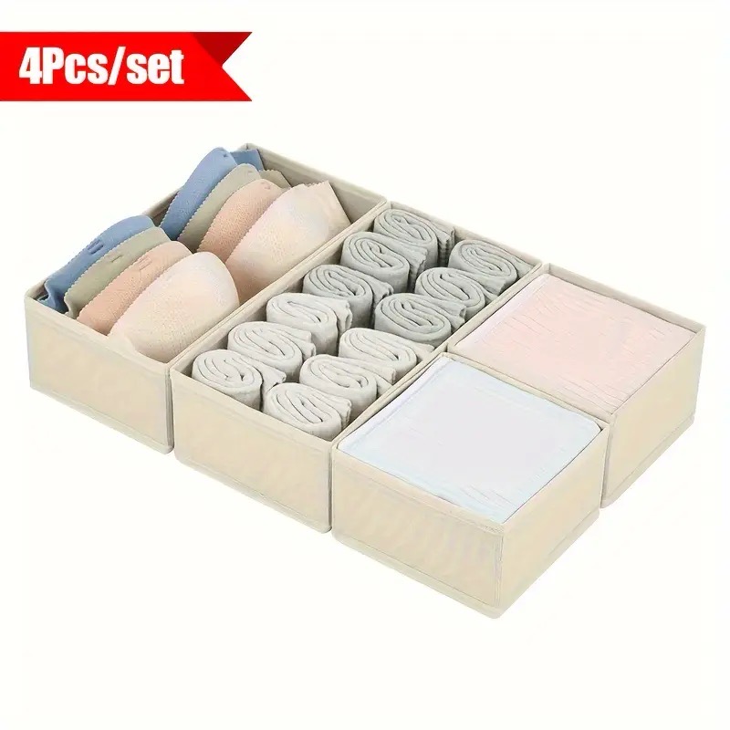 4 szt. Składane organizery do  – Baby Clothes Organiser recenzja i cena