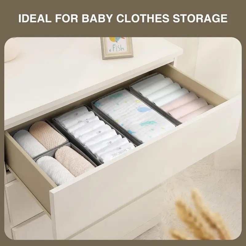 4 szt. Składane organizery do  – Baby Clothes Organiser recenzja i cena