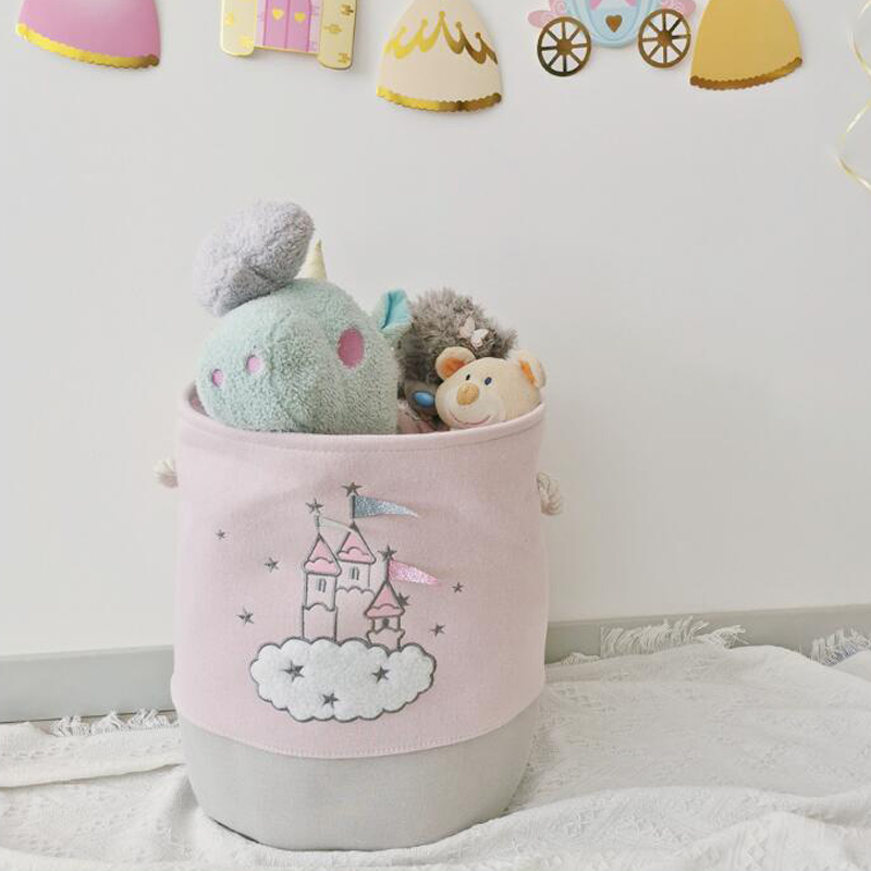 Duży różowy kosz na pranie Kos – Baby Clothes Organiser recenzja i cena