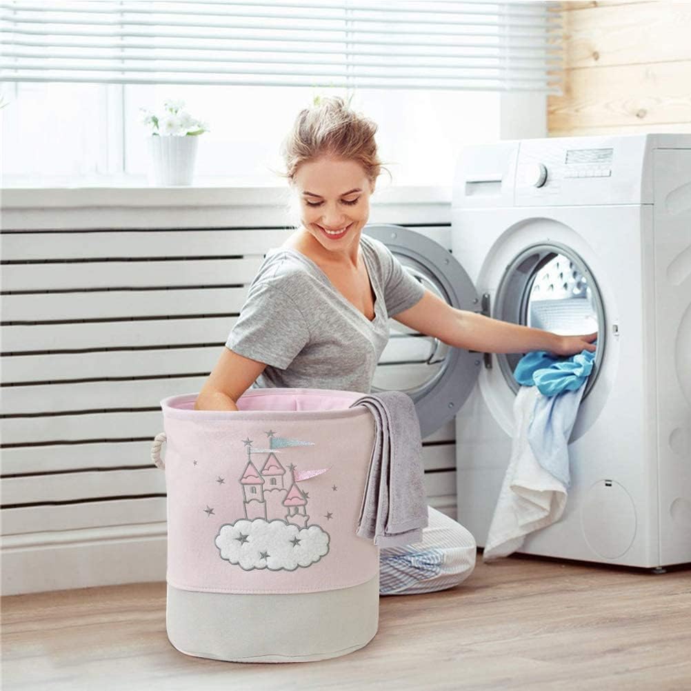Duży różowy kosz na pranie Kos – Baby Clothes Organiser recenzja i cena