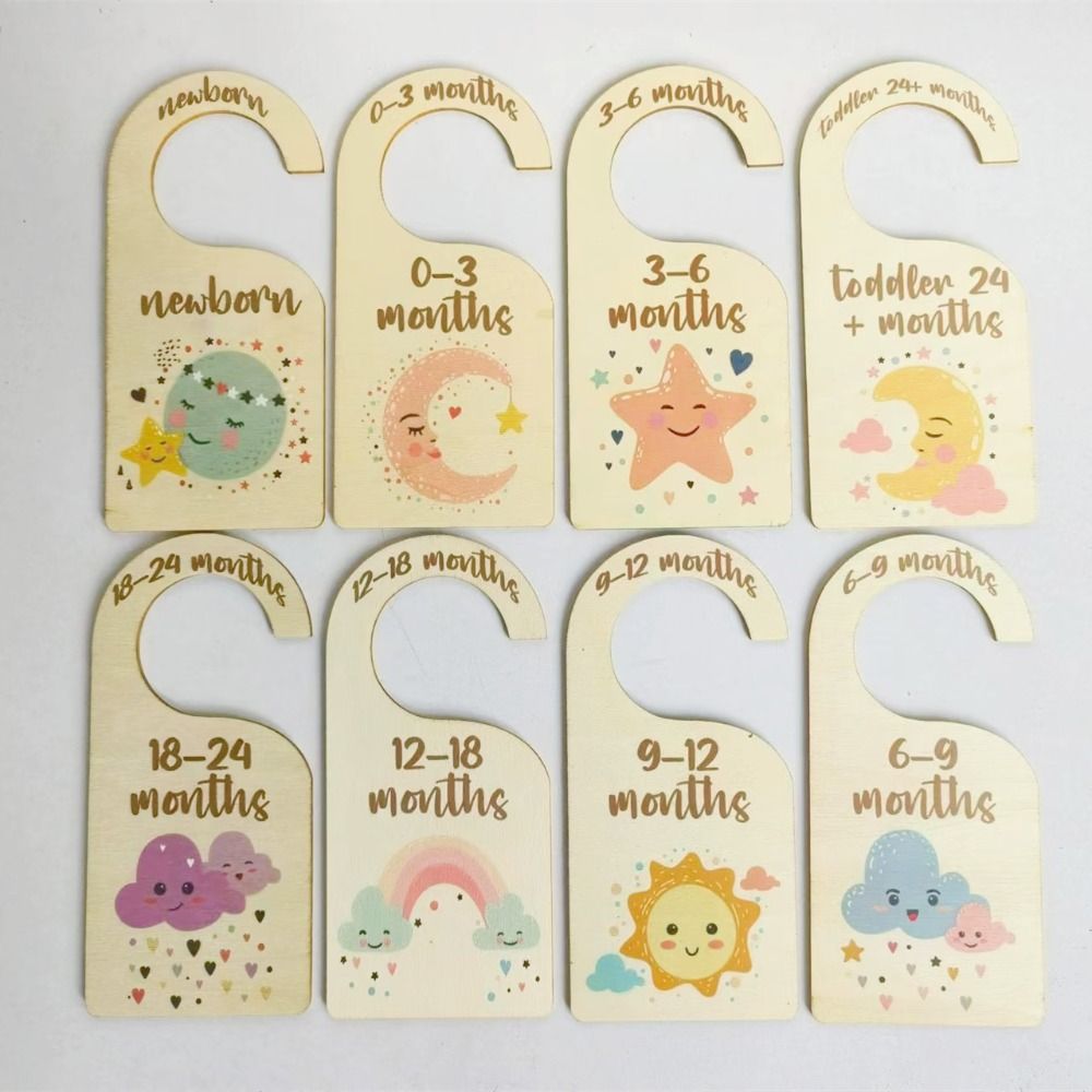7/8 szt. Drewniane przegródki  – Baby Clothing Cupboard recenzja i cena