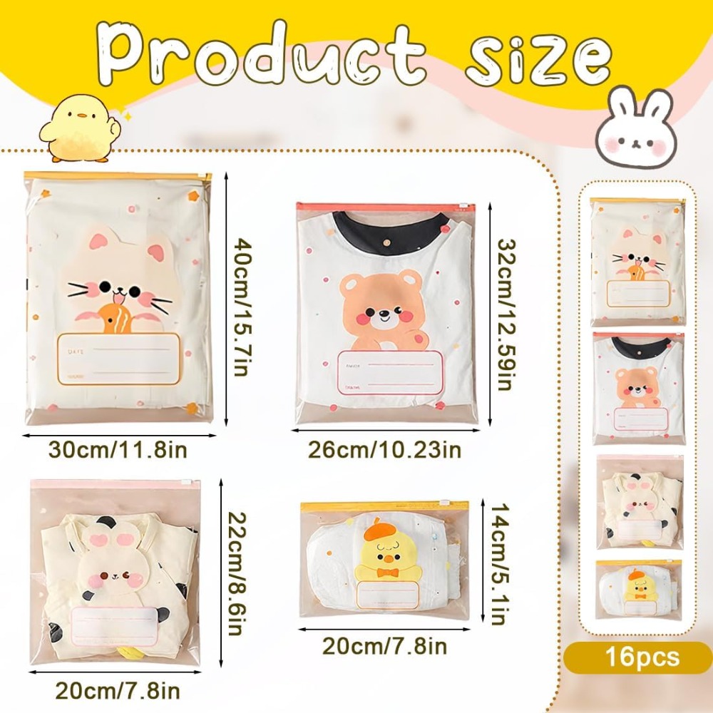 5 szt. Wielorozmiarowe torby d – Baby Clothing Cupboard recenzja i cena