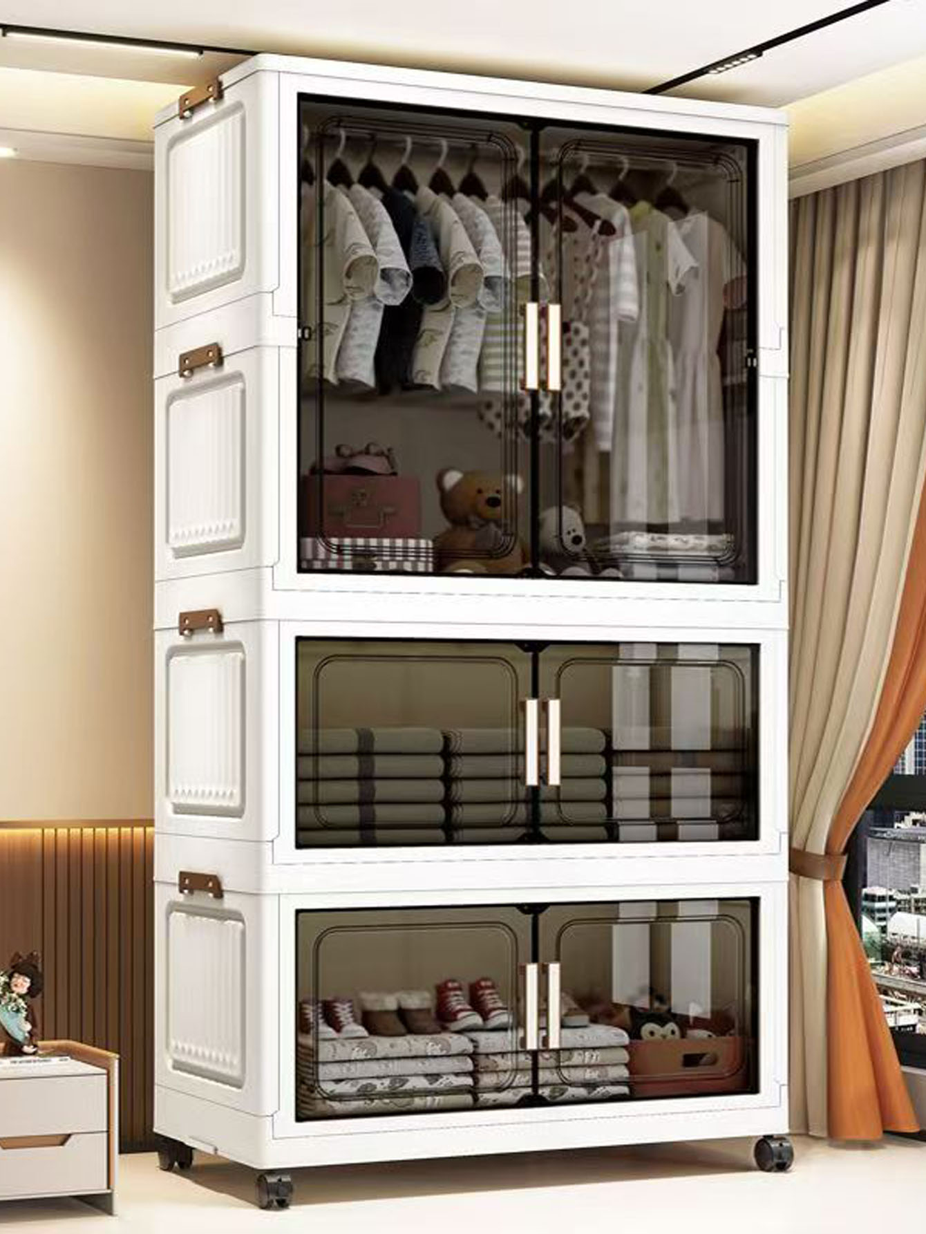 Wzmocniona Składana Szafka do  – Baby Clothing Cupboard recenzja i cena