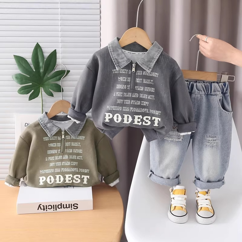 Zestawy ubrań dla dzieci w sty – Baby Clothing Zip recenzja i cena