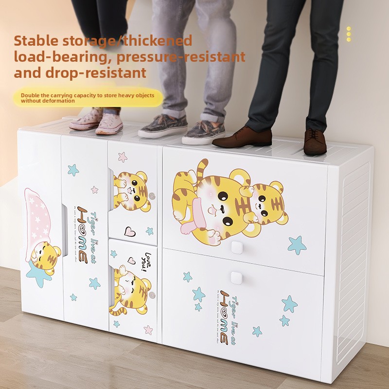 Gruba plastikowa szafa z pięci – Baby Clothing Cupboard recenzja i cena