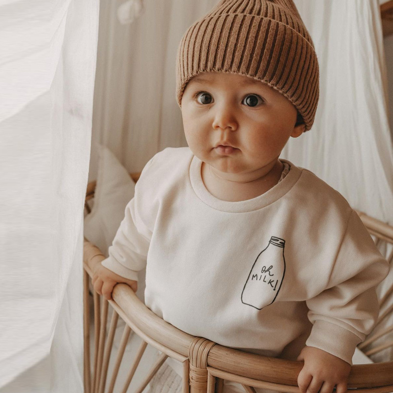 Nadruk mleczny z modne bluzy d – Baby Clothing Organic recenzja i cena