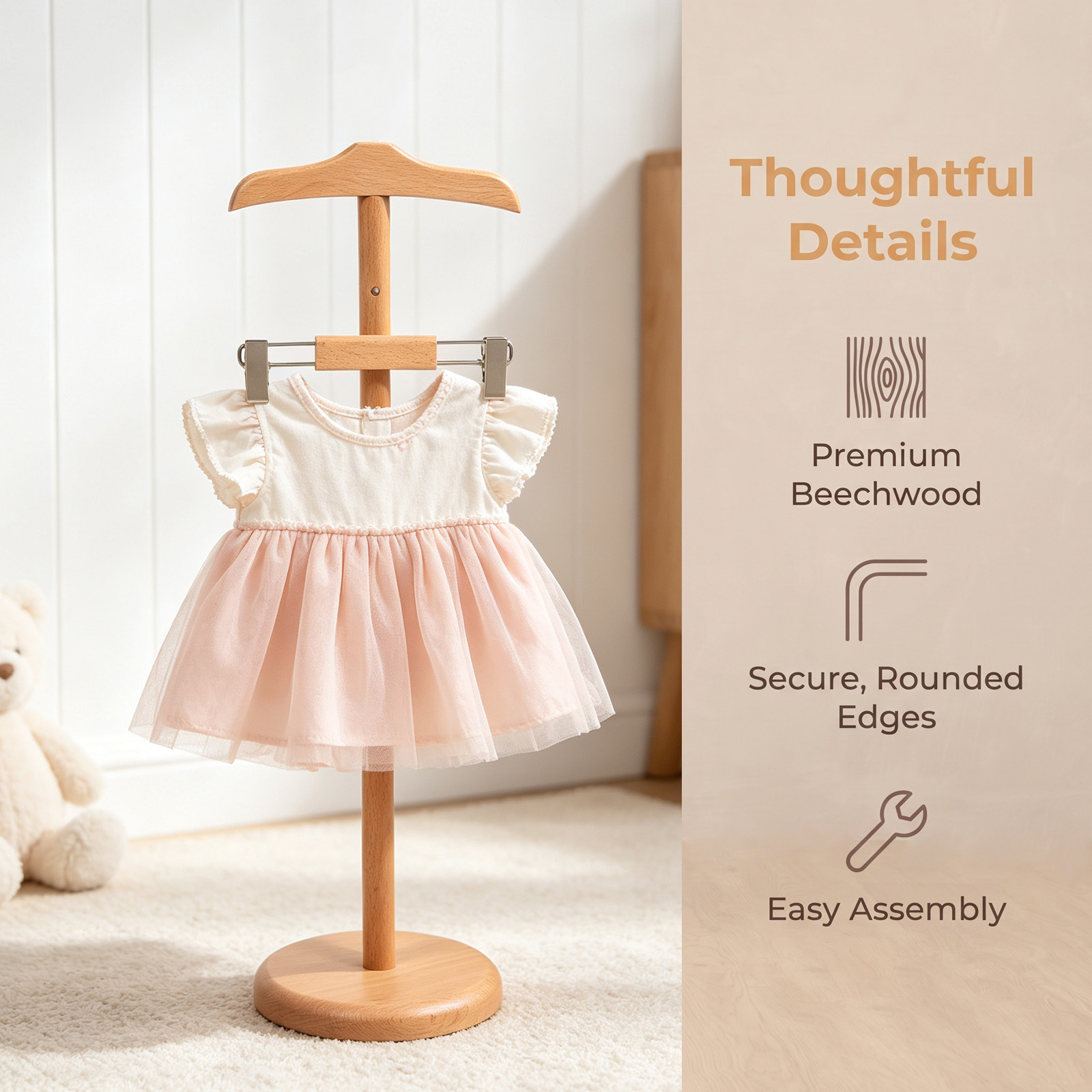 Regulowany stojak na ubranka d – Baby Clothing Usa recenzja i cena